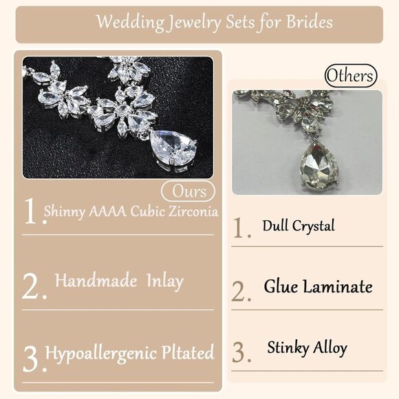Jewelry Set for Women - Elegant Bridal Gift - Picture 3 of 5